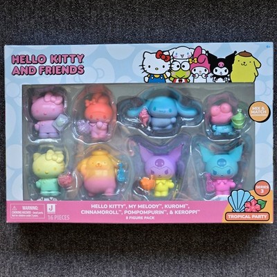 Hello Kitty and Friends Series 3 Tropical Party 2  Figure 8-Pack Sanrio Product