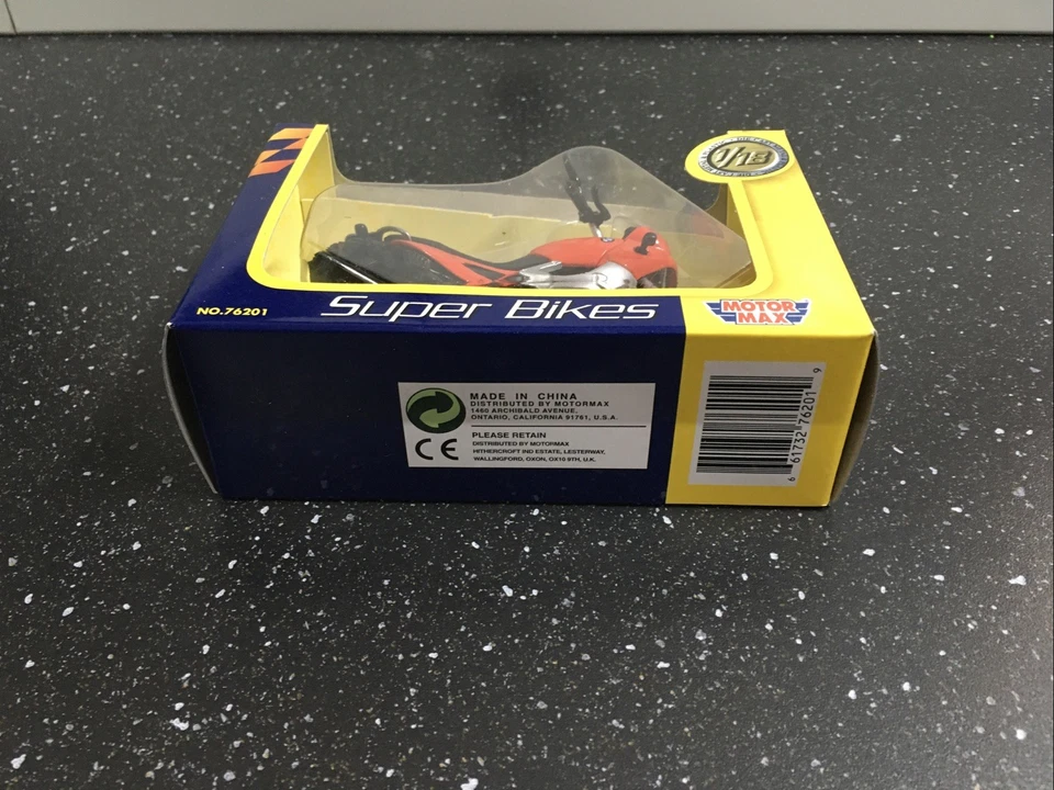 Motor Max Super Bikes No.76201 BMW F650 Red 1:18 Scale New - Image 4 of 4