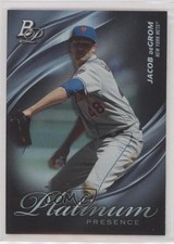 2019 Bowman Platinum Wal-Mart Platinum Presence Jacob deGrom #PP-11 pi4