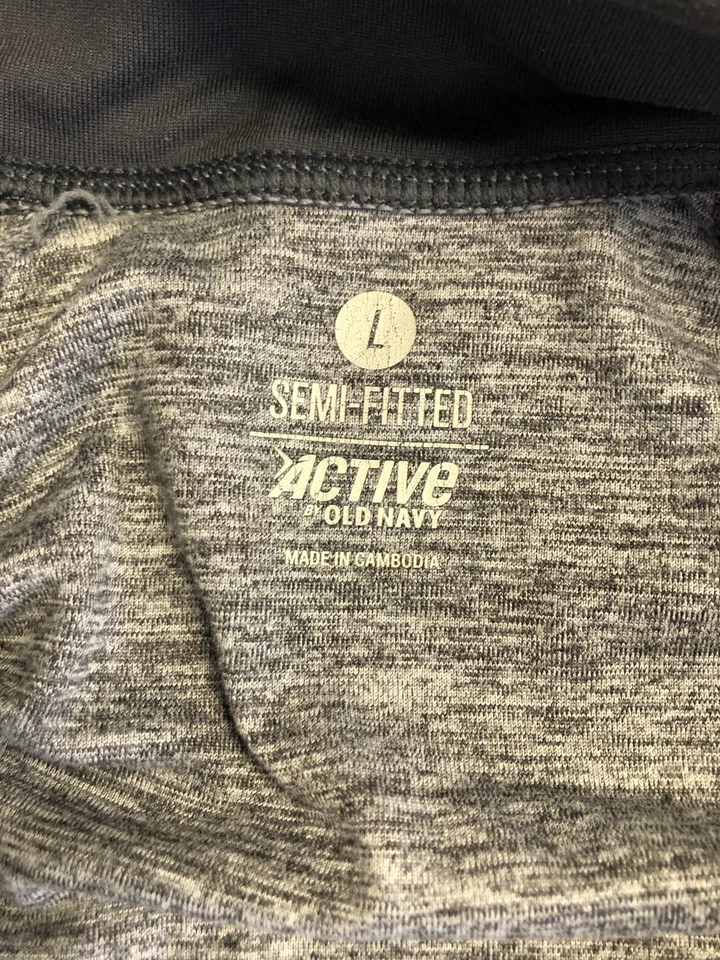 Pullover Activo Azul Marino Antiguo Para Mujer Grande Gris Semi Ajustado Cuarto Cremallera Top Atlético Foto 4 de 4