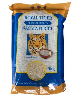 Basmati Reis 5kg 100% pure Basmatireis Pakistan Duftreis Langkornreis RoyalTiger