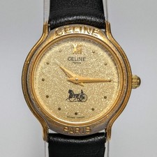 Celine Watch Working Rare Model Watch