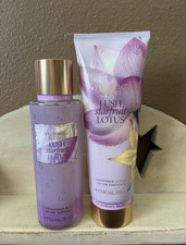 Victoria s Secret Lush 'Starfruit Lotus' Fragrance Mist Body Lotion 2 Pc Set NEW