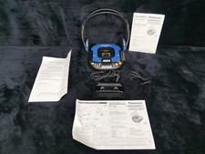 Panasonic Portable CD Player Shock Wave SL-SW405 Blue - Tested Working