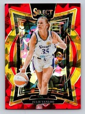 2025 Panini Select WNBA #21 Julie Vanloo Pink Ice Prizms