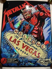 METALLICA SPHERE LAS VEGAS 2026 OPENING WEEKEND FOIL POP UP POSTER RARE