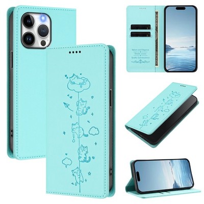 Magnetic Leather Card Wallet Case Flip Stand Cover Hot Cat For Xiaomi OPPO Sony