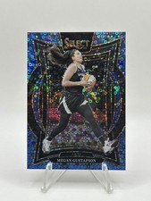 2025 Panini Select WNBA #17 Megan Gustafson Light Blue Disco Prizms #/125
