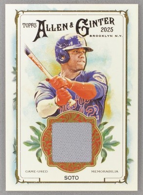 2025 Topps Allen & Ginter Game Used Relic Juan Soto #AGR-JS New