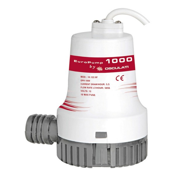Europump Ii Bilgentauchpumpe 1000 12 V - 1 Pc Osculati - 16.122.06 - 1612206-image