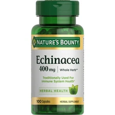 Nature's Bounty Echinacea 400 mg, 100 Capsules