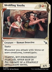 Meddling Youths (Showcase) Murders at Karlov Manor #367/499 MTG