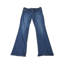 Kut from the Kloth Farrah Baby Bootcut Jeans Blue Wash KP697ME7S Size 6 W32XL29