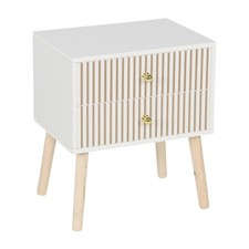 Bedside Table Nightstand Night Box Night Console Bed Chest of Drawers Legs