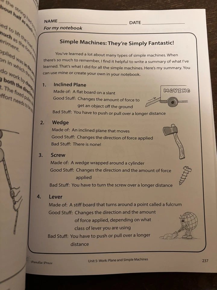 R.E.A.L. Science Physics Level One: Grades 3-6 (Paperback, 2017) ELEMENTARY AGE - Image 3 of 3