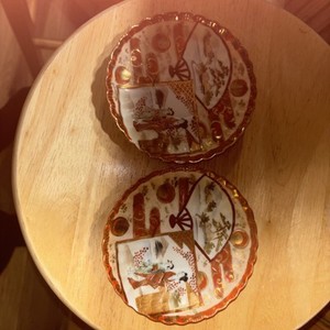 vintage japanese porcelain plates antique