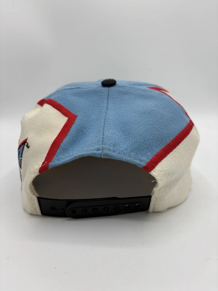 De colección Años 90 Houston Oilers Bolt SnapBack Sombrero Grial Muy Raro NFL Usado Foto 4 de 4