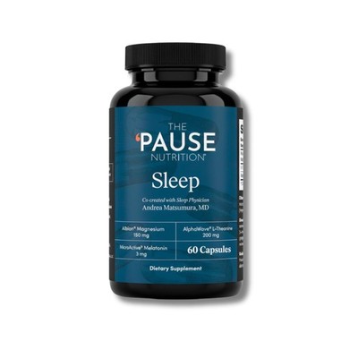 The Pause Life Sleep Supplement, Non Habit Forming Nighttime Blend of Magnesi...