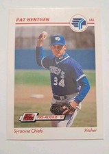 Pat Hentgen Syracuse Chiefs 1991 Impel Pre Rookie Card #505 Toronto Bluejays 