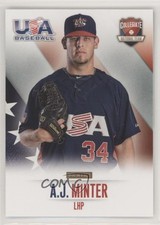 2014 Panini USA Baseball Box Set Collegiate National Team AJ Minter #12 y0i