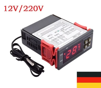 MARKENLOS Temperaturregler STC-1000 12V / 220V Digital LCD Anzeige Thermostat 12VDC/230VAC