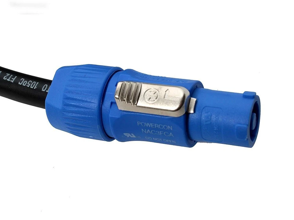 Elite Core PC12-AM-4 Neutrik PowerCon to Edison Male Power Cable, 4' ft |... - Image 2 of 3