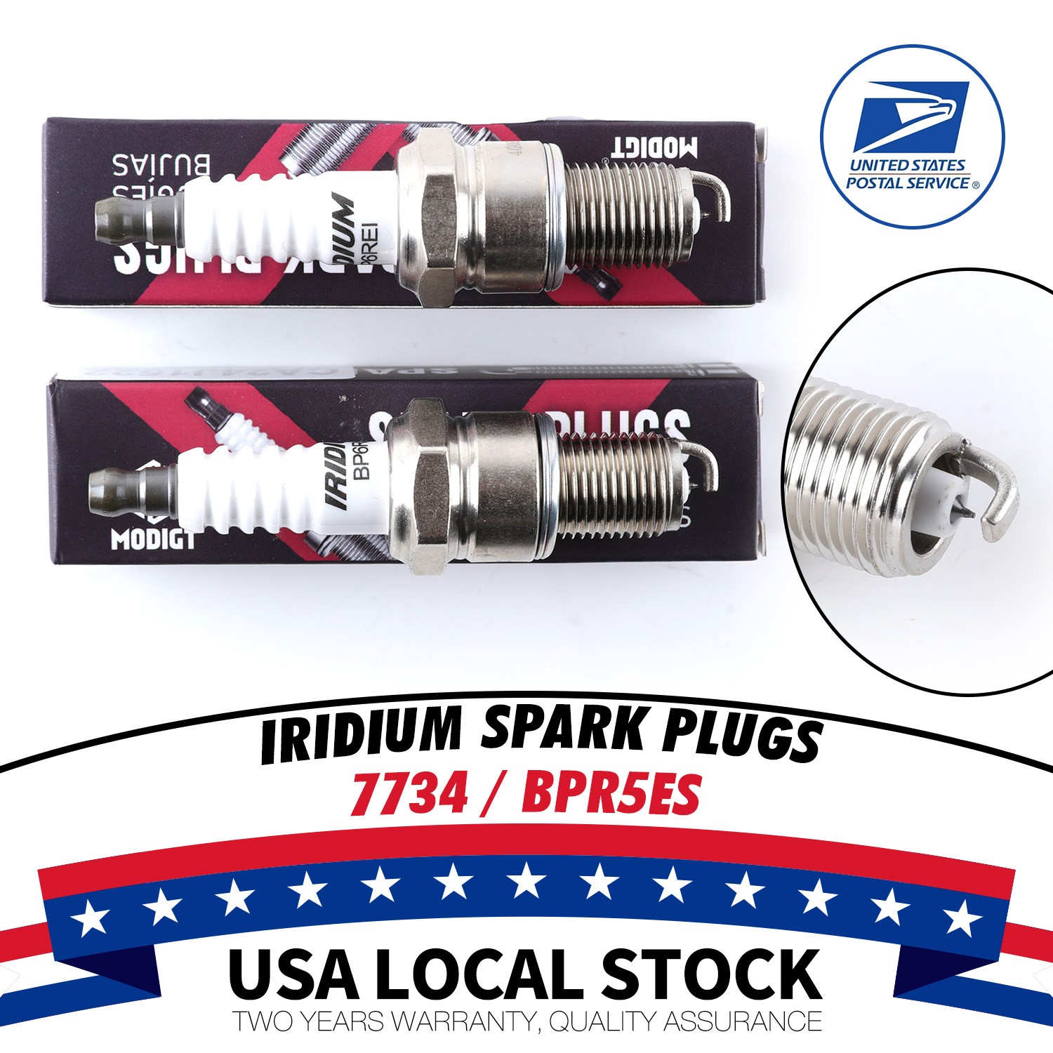 4Pcs For NGK 4006 BPR5ES 7734 Iridium Spark Plugs for Renault Dodge Suzuki