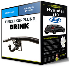 Abnehmbare Anhängerkupplung für HYUNDAI i10 09.2019-jetzt Typ AC3 / AI3 Brink