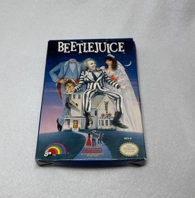 Beetlejuice Nintendo NES  Box and Game Untested