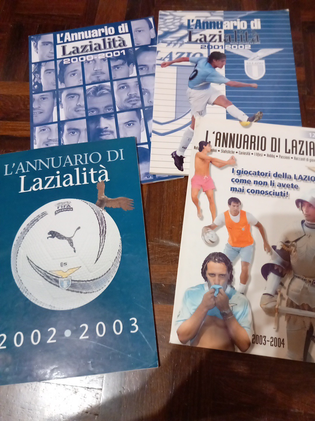 LAZIO LOTTO 4  ANNUARI LAZIALITA RIVISTA  NO MAGLIA CALCIO