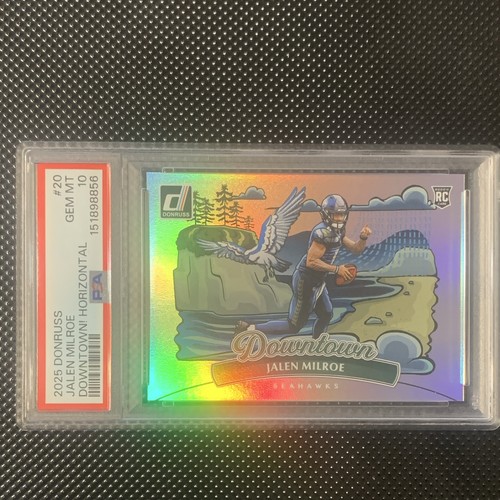 Jalen Milroe #20 2025 Panini Donruss Downtown Horizontal card