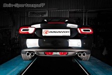 Ragazzon Duplex Sportauspuff Fiat 124 Spider 1.4l je 2x70mm gerollt