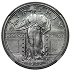 1917-D Standing Liberty Quarter, Type 1, NGC AU details
