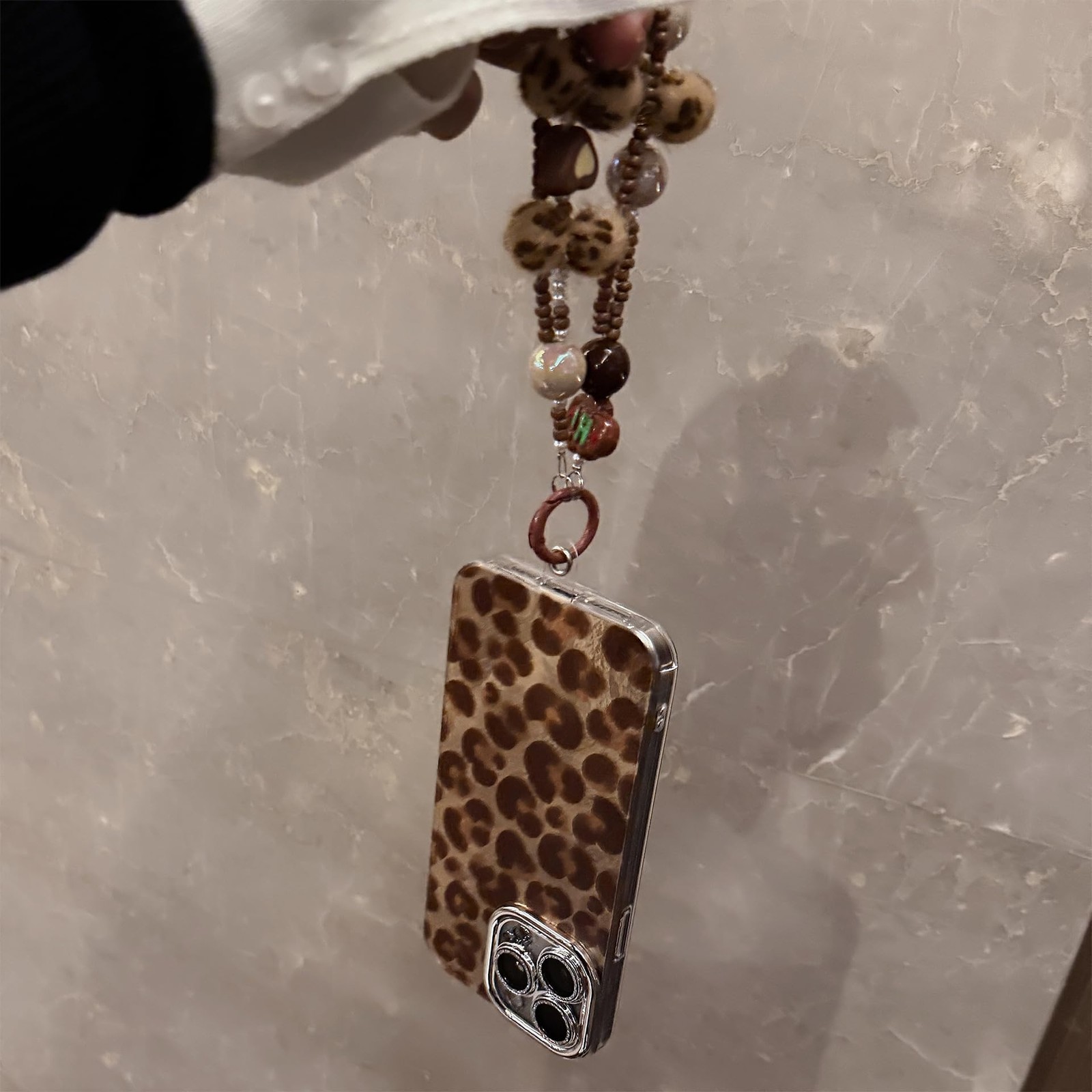 Étui iPhone 14 Plus Léopard Rétro Finition Premium Résistant aux Chocs - 4