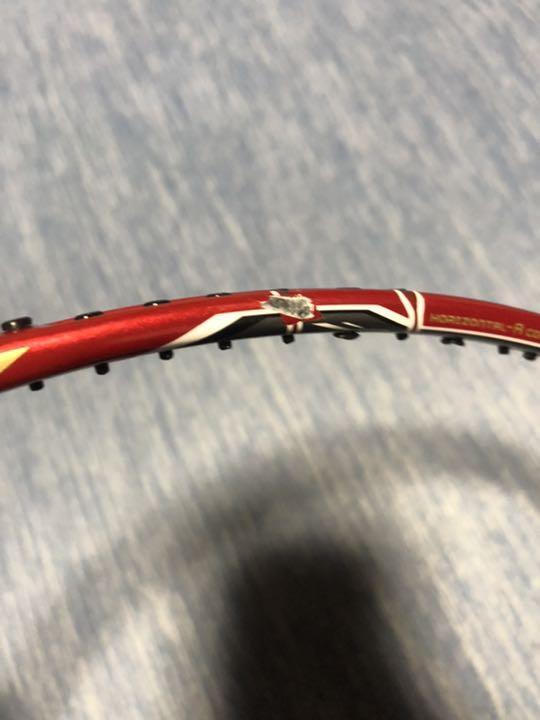 YONEX　NANORAY i-SPEED Yonex Nanoray i-SPEED 3UG4 Badminton Racquet Bright Red New