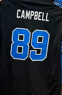 Coach Dan Campbell Detroit Lions Nike Alternate Game Black Jersey