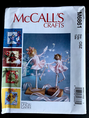 Uncut McCall s Pixie s Fairy Stick Decora Small & Large Sewing Pattern 6861