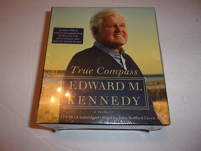 NEW! True Compass : A Memoir by Edward M. Kennedy (2009, CD, Unabridged ...