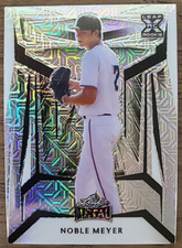 Noble Meyer 2023 Leaf Metal Silver Mojo XRC Rookie /6 #B-86 Miami Marlins