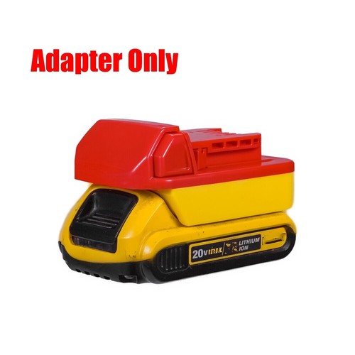 fits DEWALT 20V XR&DCB-Li-Ion Battery Convert To for Milwaukee M18 Tool Adapter - Picture 3 of 9