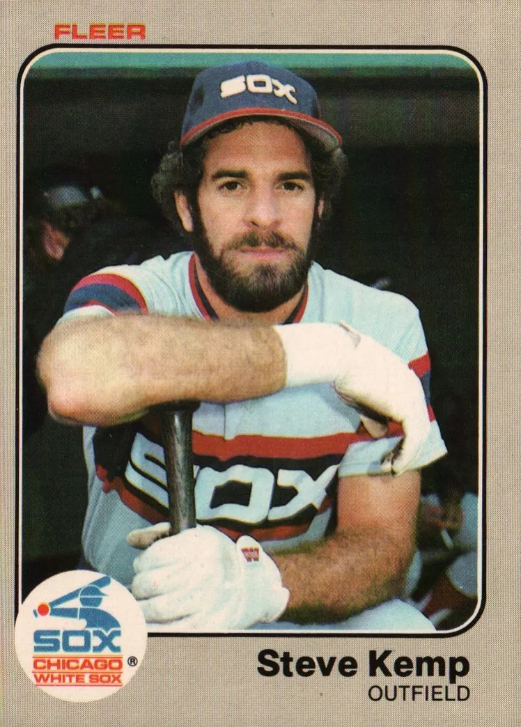 Steve Kemp trading card