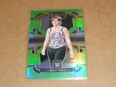2024 Panini Select WWE WRESTLING NEON GREEN PRIZM /75 MOLLY HOLLY #63