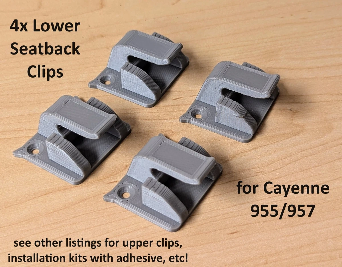 Juego De 6 Piezas De Cubiertas Para Pilares De Puerta En Color Negro Piano - Para Porsche Cayenne 2003-2010