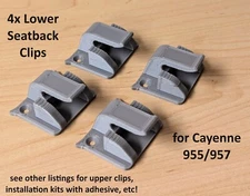 Porsche Cayenne Front Seatback Cover Clip Kit for 2003-2010 (955 and 957)