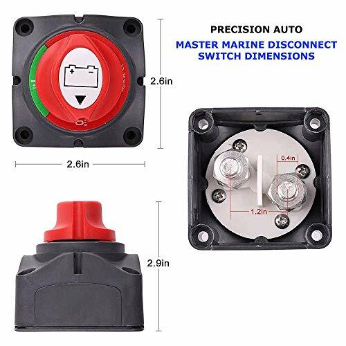 Marine Battery Disconnect Switch On-Off Position Master Cut Off Switch - Picture 5 of 6