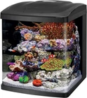 16 Gallon LED BioCube Aquarium Fish Tank Kit Glass Tabletop Display