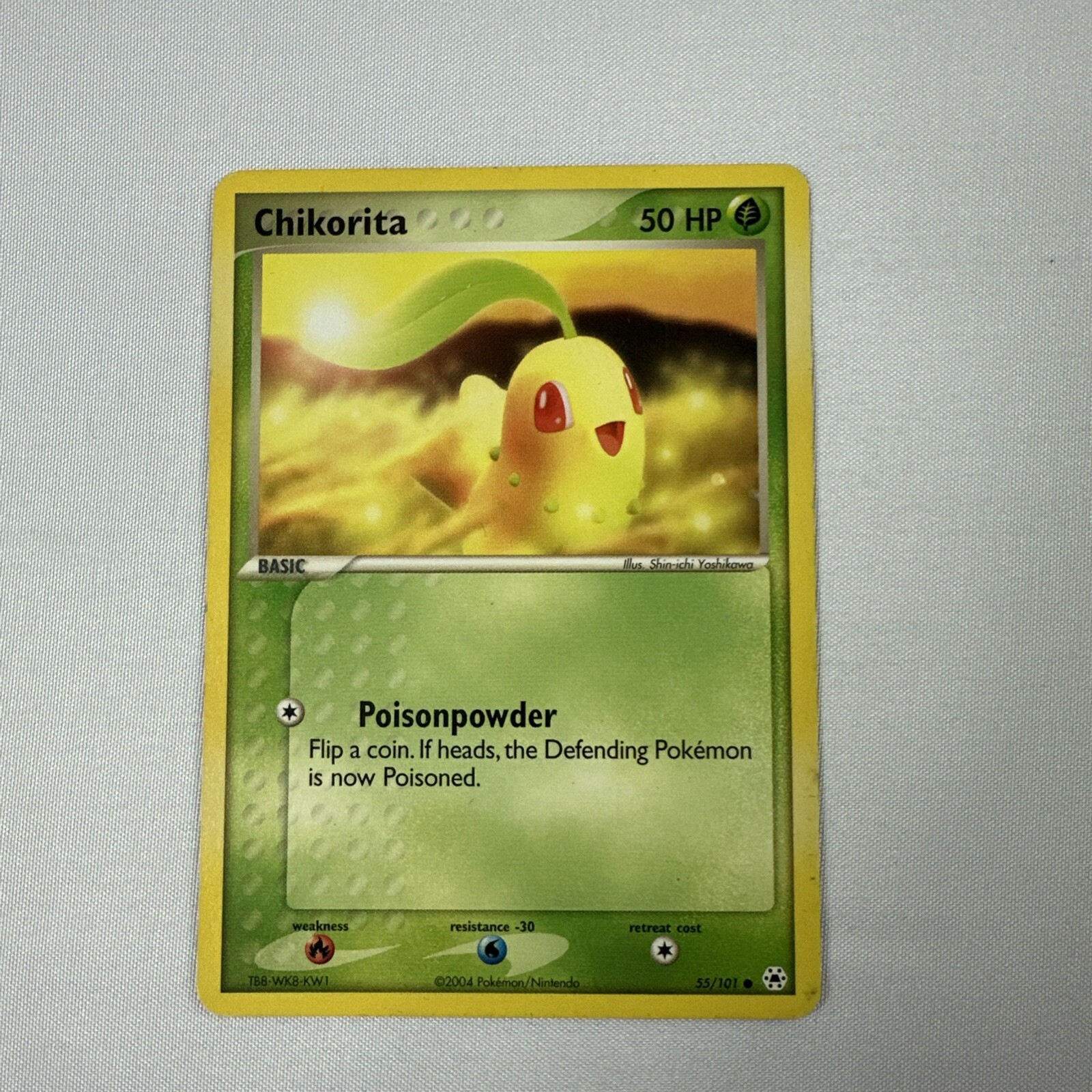 Chikorita 55/101 Hidden Legends Regular