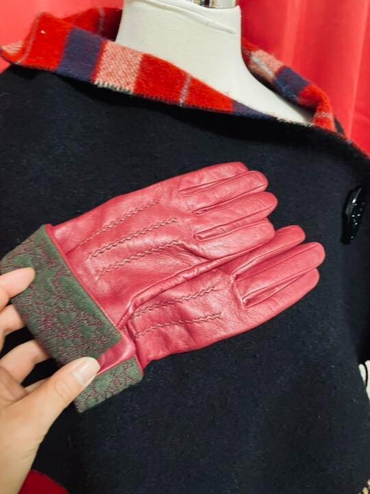 小物 vivienne westwood leather gloves used Vivienne Westwood Black Classic Gloves Vivienne Westwood