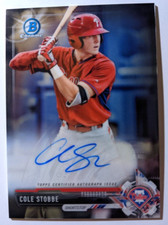 2017 BOWMAN CHROME AUTO COLE STOBBE (K)