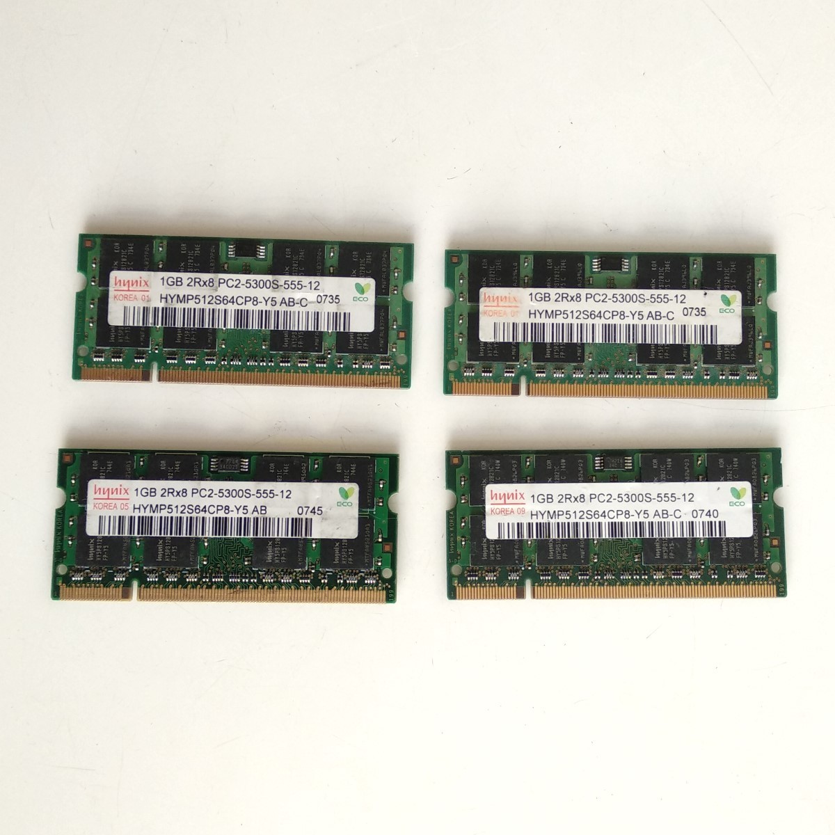 5300s 555 2rx8 Pc2 5300s Hynix 4GB (4x1GB) 2Rx8 PC2-5300S-555-12